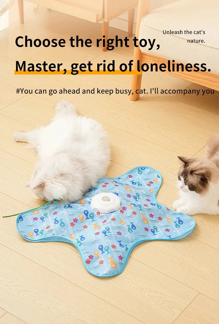 WhiskerHunt – Interactive Hide & Seek Cat Toy