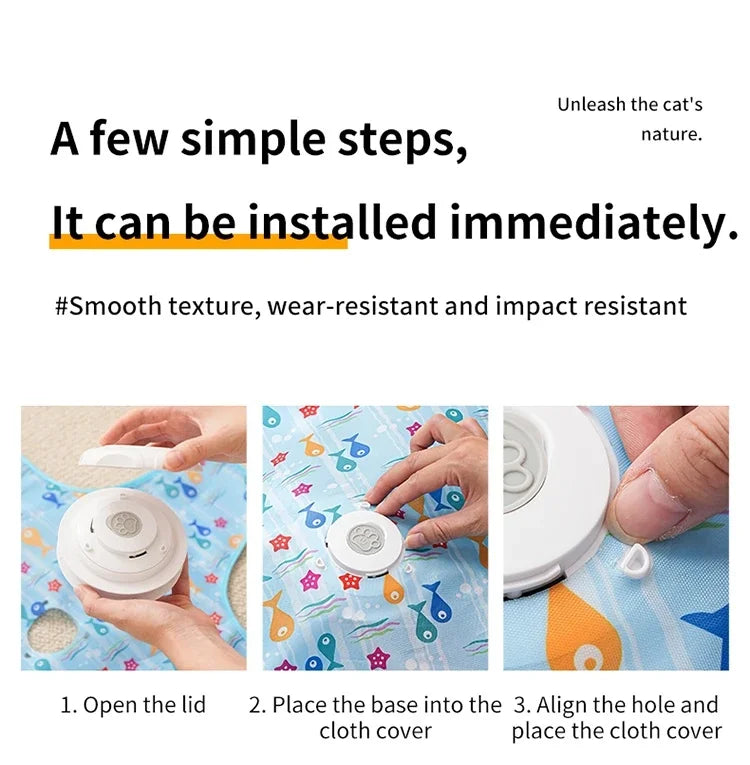 WhiskerHunt – Interactive Hide & Seek Cat Toy