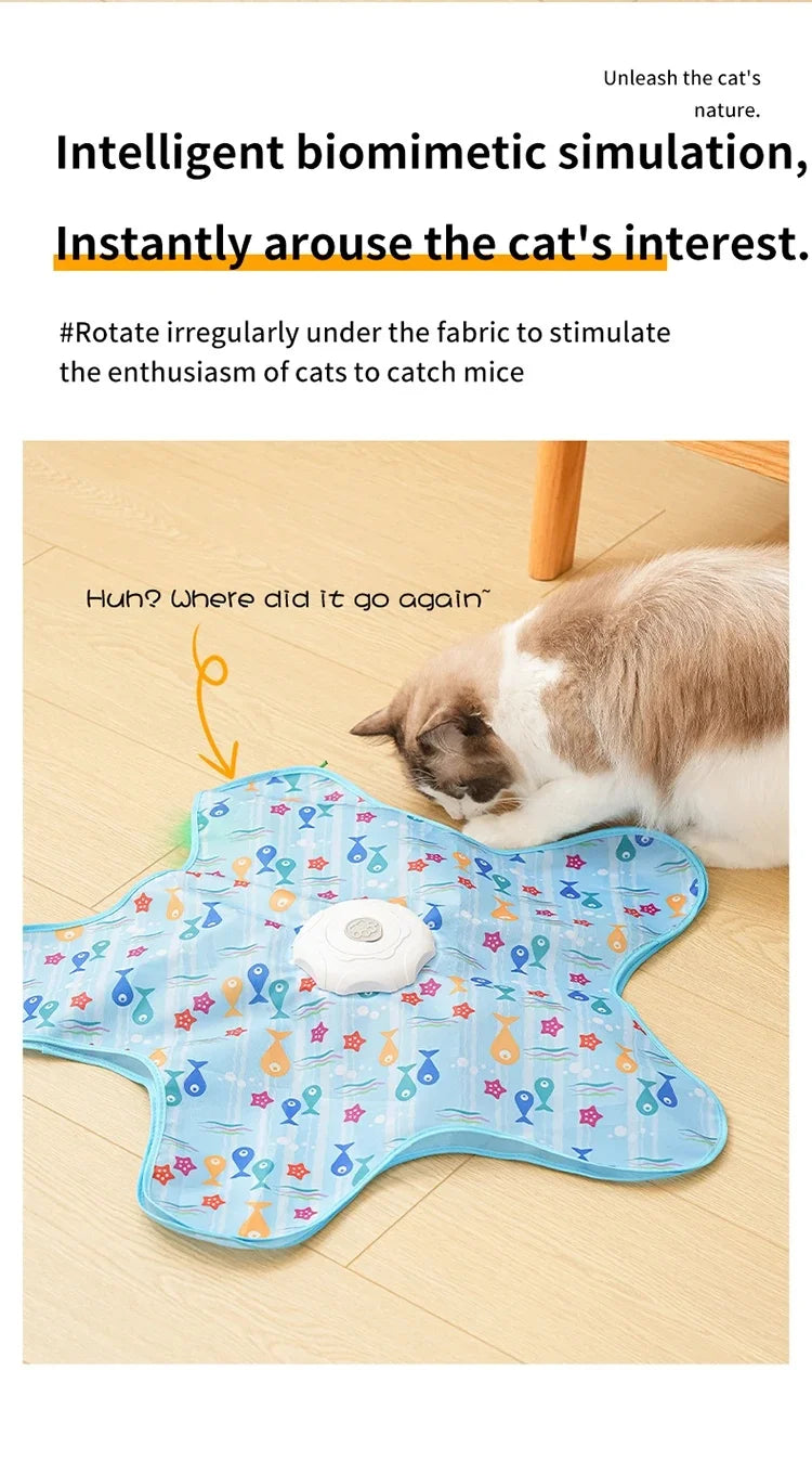 WhiskerHunt – Interactive Hide & Seek Cat Toy