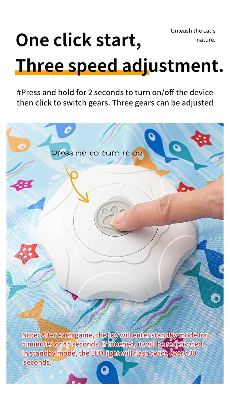 WhiskerHunt – Interactive Hide & Seek Cat Toy